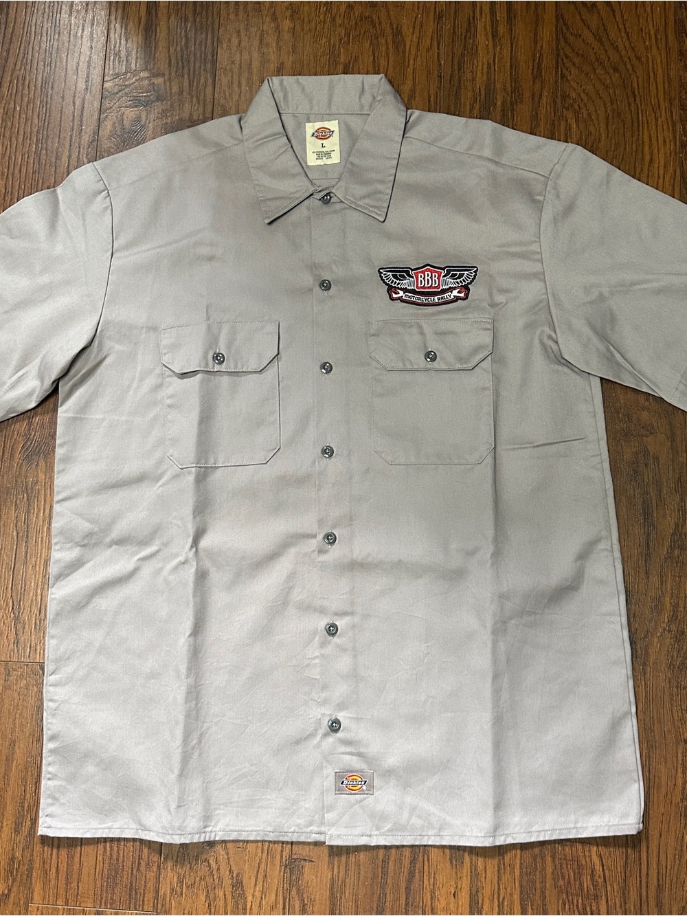 Dickies button-up workwear bikers shirt men’s large
